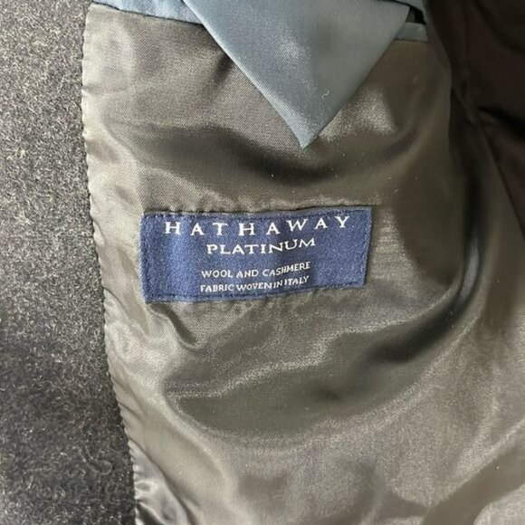 Hathaway Platinum Cashmere Wool Blend Coat Jacket - Picture 8 of 10